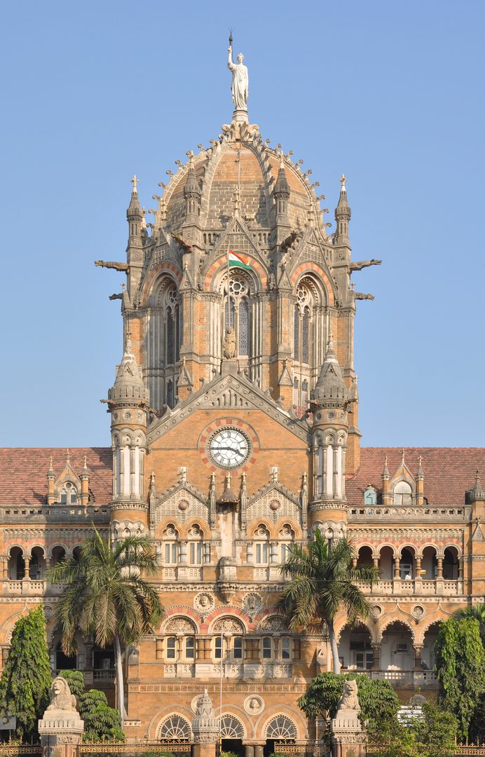 Victorian Gothic architectural grandeur of Chhatrapati Shivaji Maharaj Terminus (CST) in Mumbai