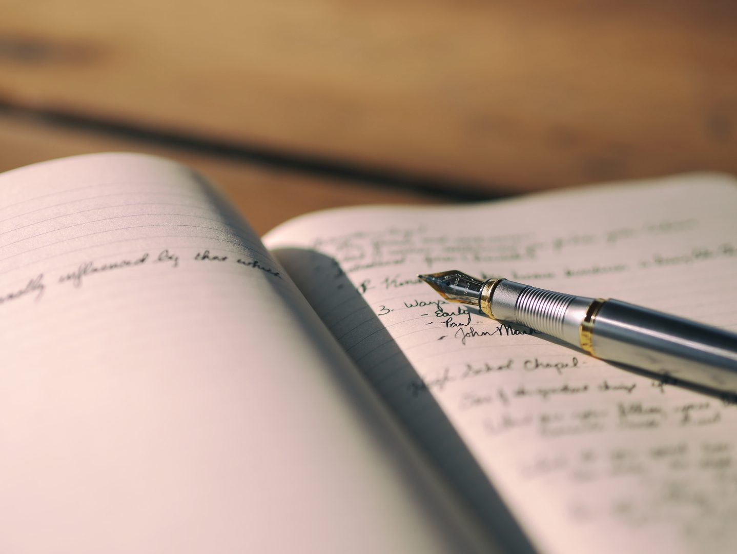 Fieldwork journal notebook and fountain pen recording authentic cultural observations across India