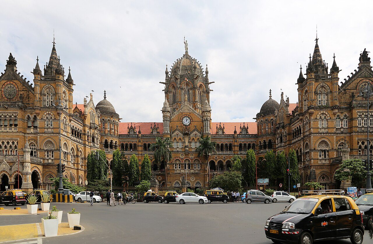 Chhatrapati Shivaji Maharaj Terminus Victorian Gothic railway headquarters in Mumbai