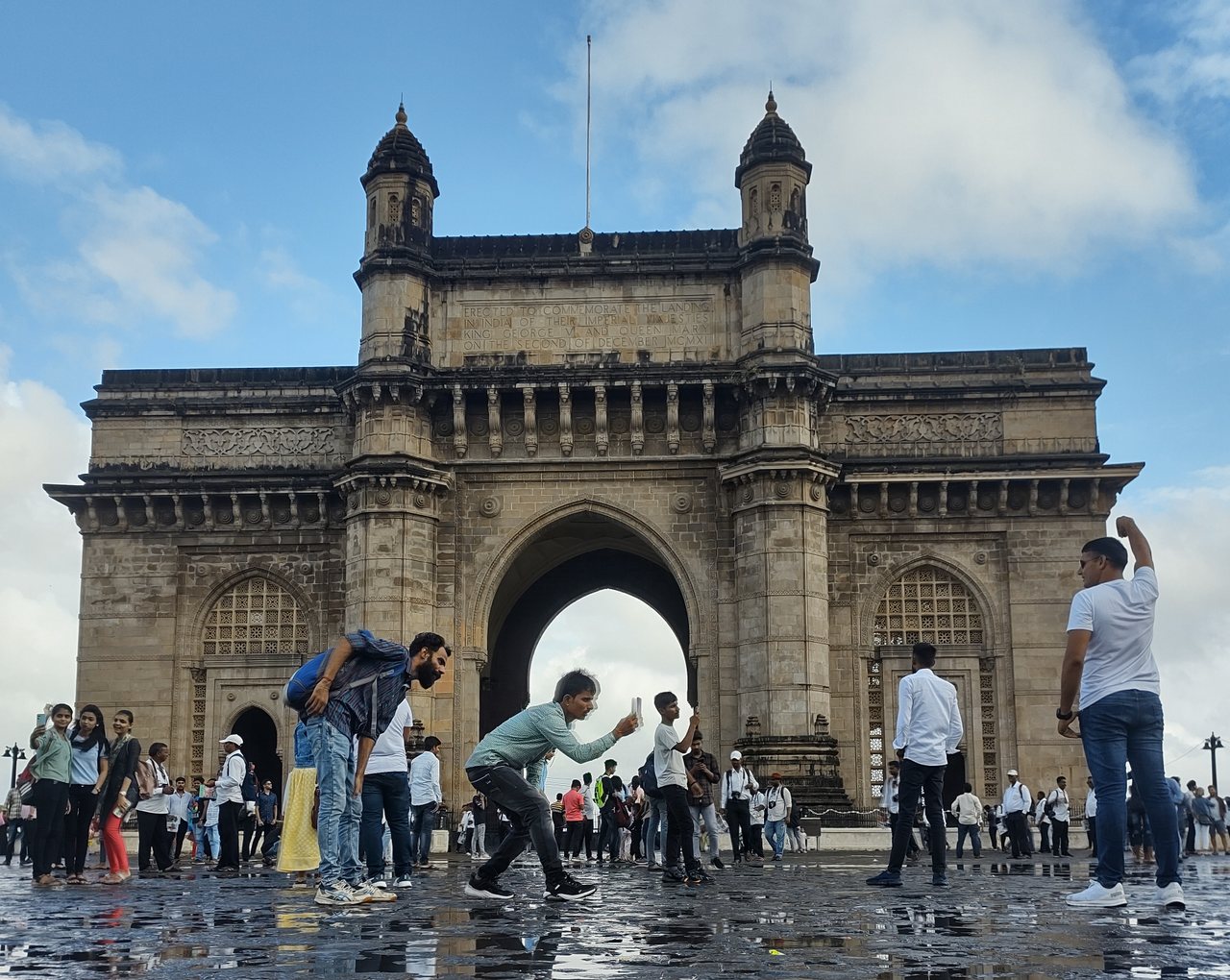International travelers and guests exchanging heartfelt perspectives and reflections in India